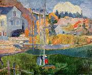 Paul Gauguin Watermill in Pont Aven oil painting reproduction